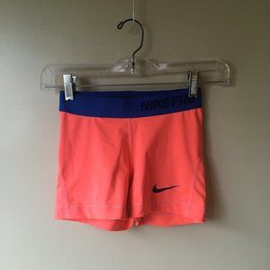 Nike Pro Pink Spandex Athletic Shorts XS